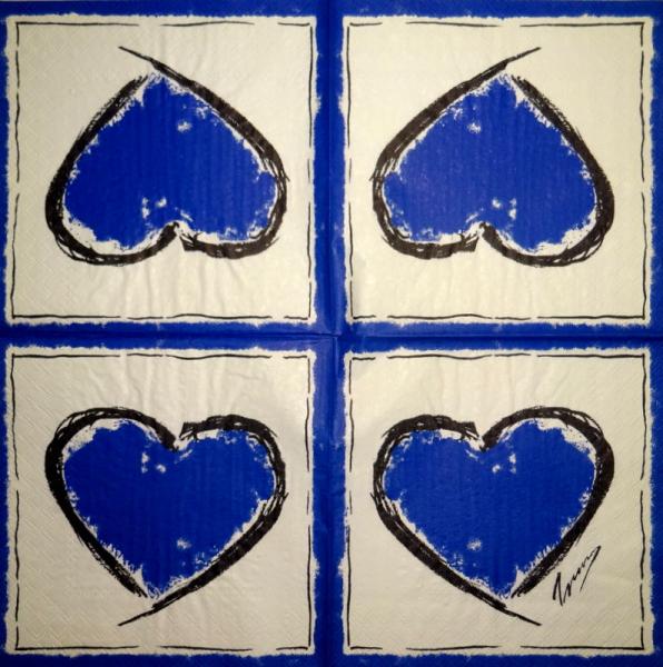 025 Heart / Hearts - 3-ply - Herlitz